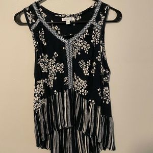 NWOT Floral High Low tank